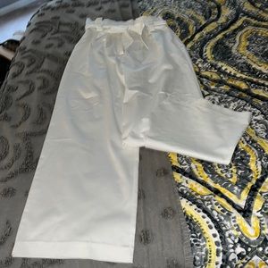White baggy pants